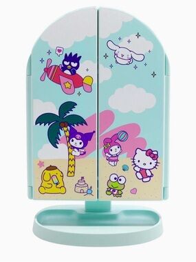 Impressions Mint Sanrio Characters Foldable Toy Mirror Cabinet